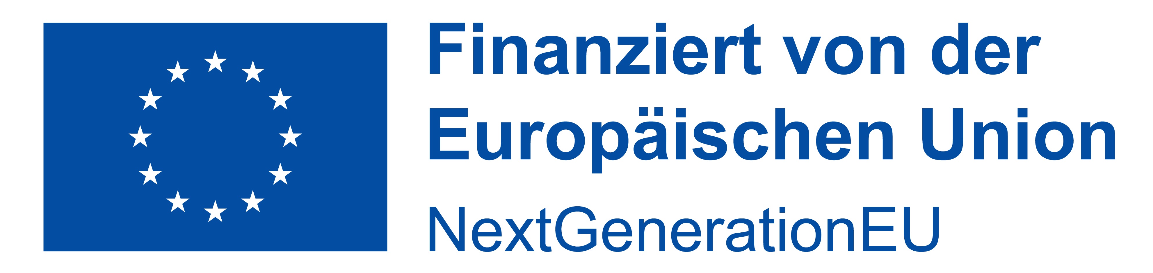 Unionslogo EU finanziert Next Generation