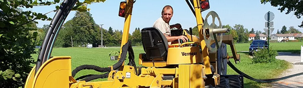 Glasfaserverlegung nach Ödenpullach mit modernster Technik